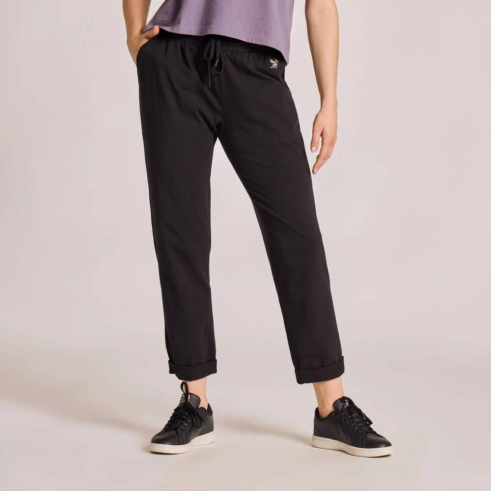 NEW LIFE IS GOOD solid crusher flex pant in true black